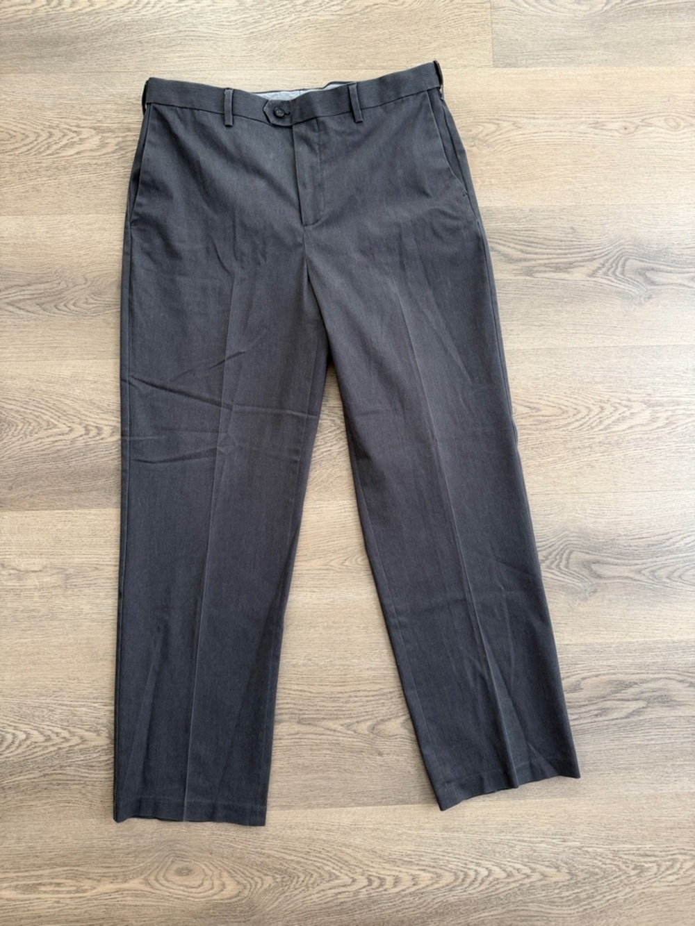 croft & barrow Men's Charcoal Gray Dress Pants - Straight Leg
